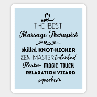 The Best Massage Therapist Gift For Professionals Magnet